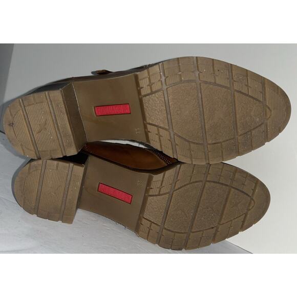 $200 PIKOLINOS LLANES Women’s Booties with Mid Heel Brandy Size EU 36 US 5.5 - Picture 5 of 9